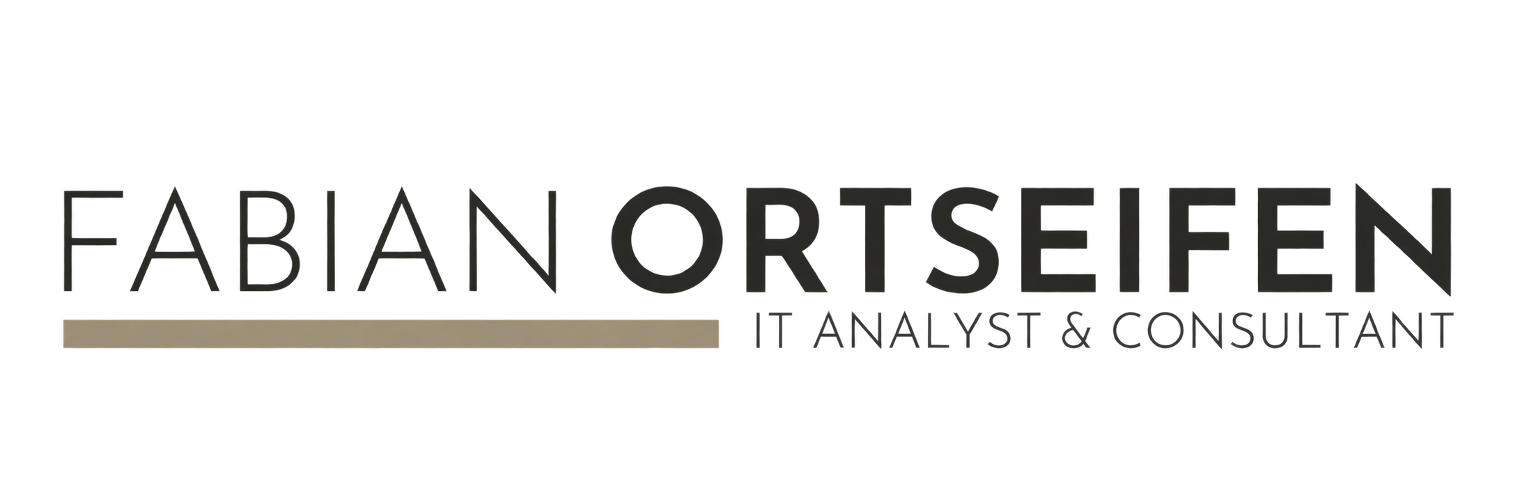 Fabian Ortseifen – IT Analyst & Consultant